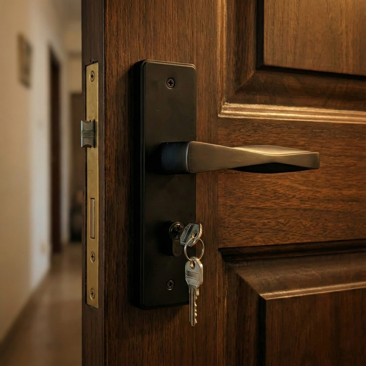 Door Handle - Full Plate ZigZag