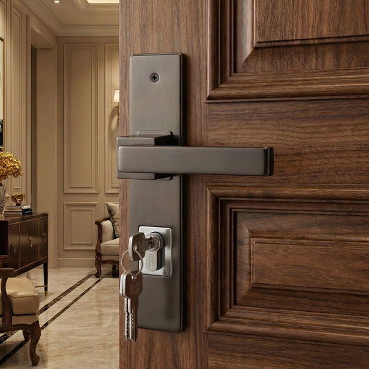 Door Handle - Full Plate Flat Square