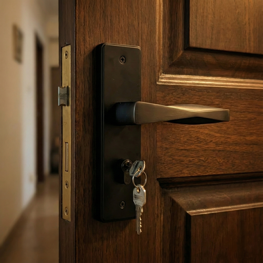 Door Handle - Full Plate ZigZag