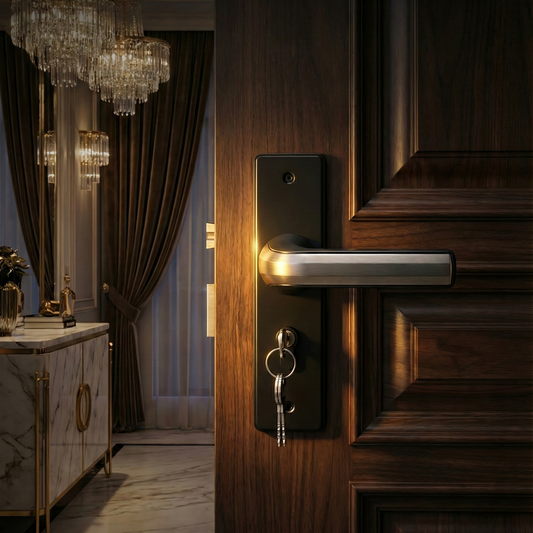 Door Handle - Full Plate Flat Line