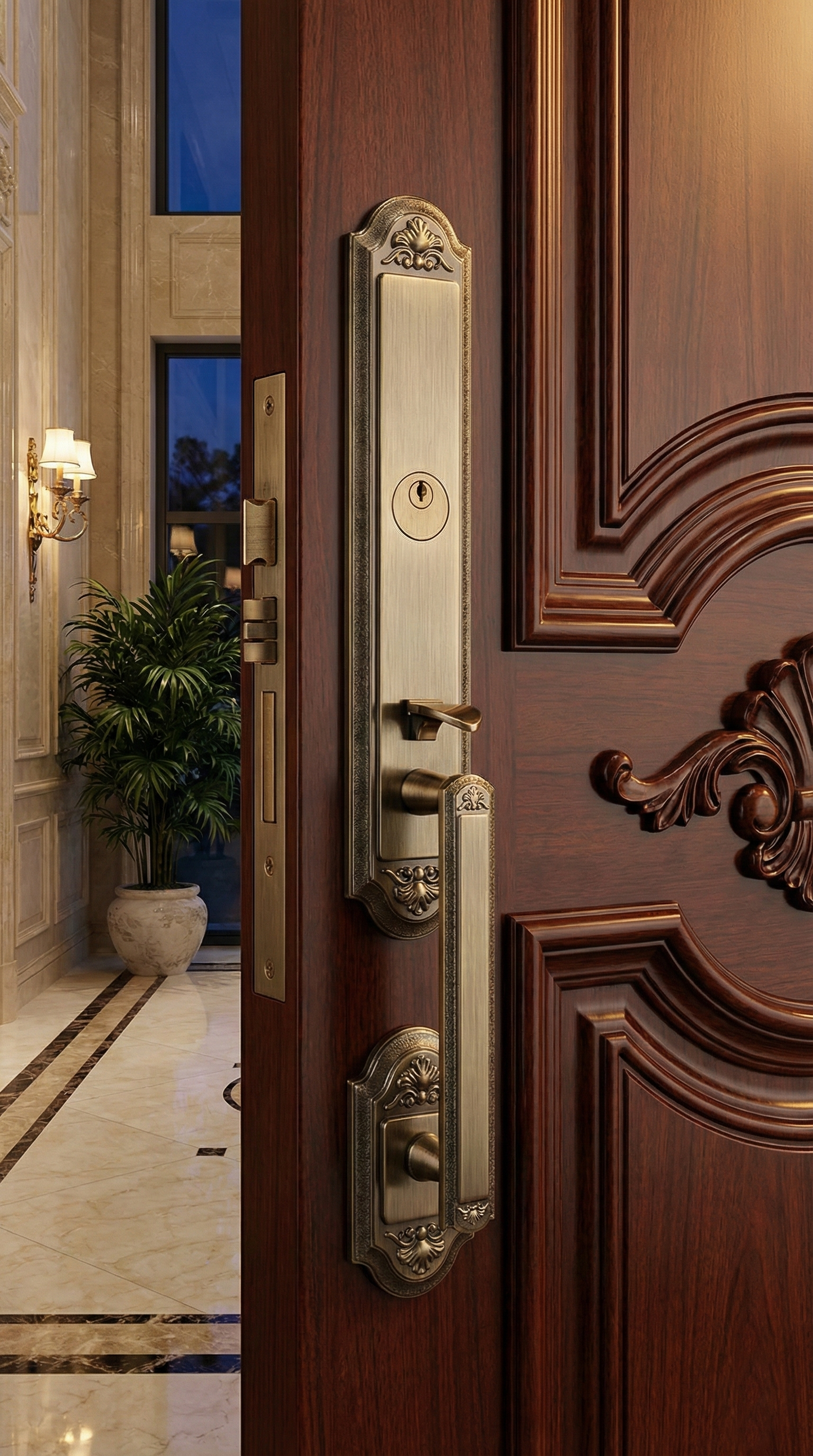 Thumb Lock - Half Plate Edge Carving